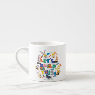 Taza De Espresso BUGS BUNNY BUILDERS™  Collage "Construyamos esto"