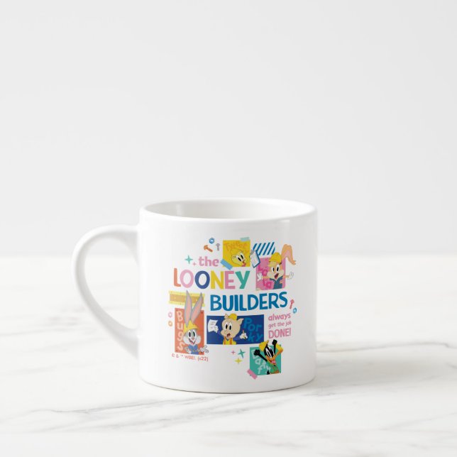 Taza De Espresso BUGS BUNNY BUILDERS™| El Collage de The Looney Bui (Izquierda)
