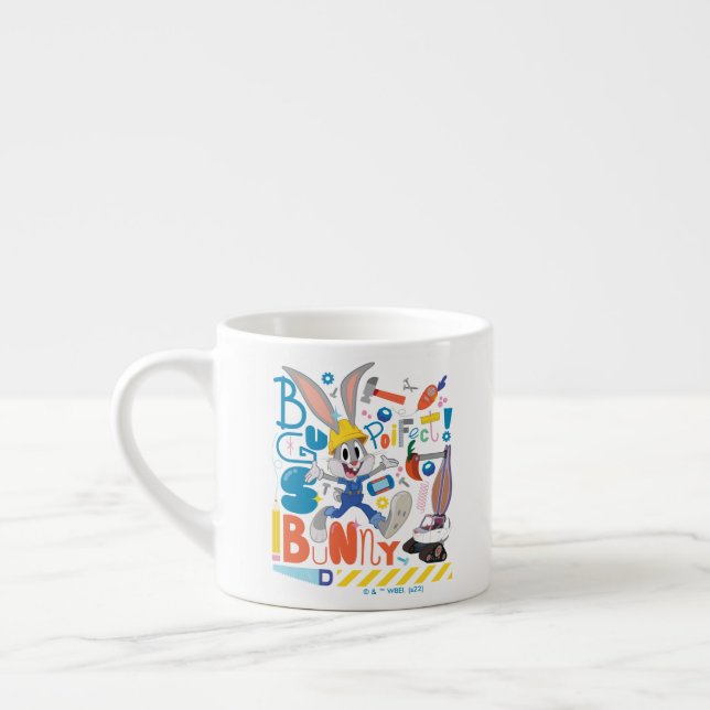 Taza De Espresso BUGS BUNNY BUILDERS™| Herramientas de trabajo de B (Izquierda)