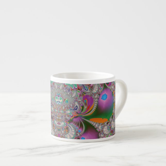 Taza De Espresso Búho de primavera (Derecha)