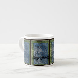Taza De Espresso Búho despierto de la estancia
