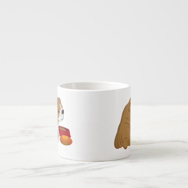 Taza De Espresso Bulldog (Frente)