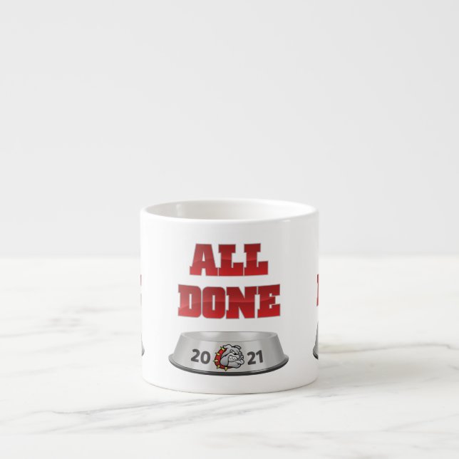 Taza De Espresso Bulldoges Mason #7 (Frente)