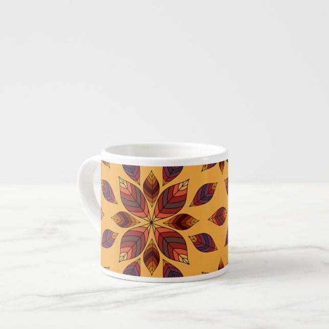 Taza De Espresso Caall Leaves Rosette (Izquierda)