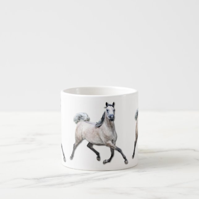 Taza De Espresso Caballo árabe - Alia (Frente)