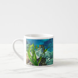 Taza De Espresso Caballo marino caprichoso