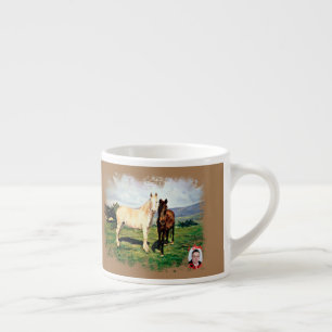 Taza De Espresso Caballos