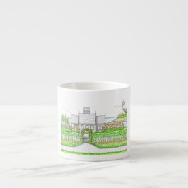 Taza de Espresso Cabaña junto al Mar