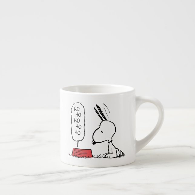 Taza De Espresso Cacahuetes | Snoopy Ho Ho Ho Ho Ho Food Dish (Derecha)