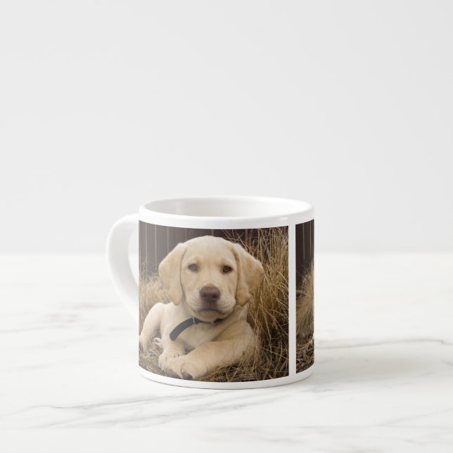 Taza De Espresso cachorro de Labrador Retriever (Izquierda)