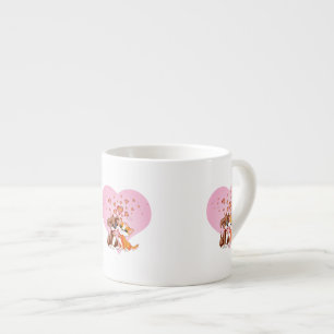 Taza De Espresso Cachorro y amor a gatitos