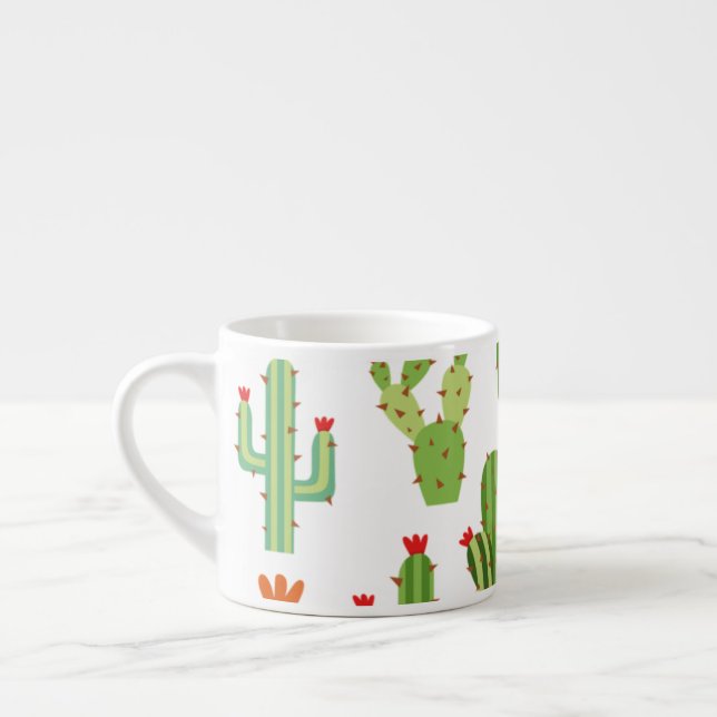 Taza De Espresso Cactus (Izquierda)