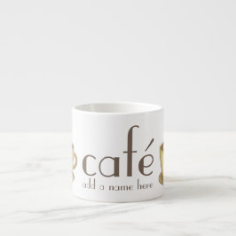 Taza De Espresso Café Amantes Café Espresso Personalizado