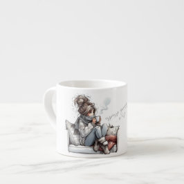 Taza De Espresso Café Coffee Vibes Mug - Relájese y relájese