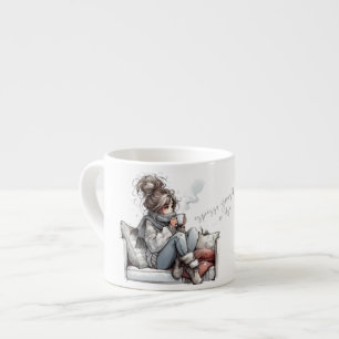 Taza De Espresso Café Coffee Vibes Mug - Relájese y relájese