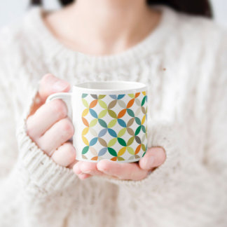 Taza De Espresso Café espresso de color amarillo y verde