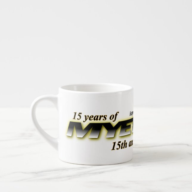 Taza De Espresso Café (Espresso) de MYETV - 15 años (Izquierda)