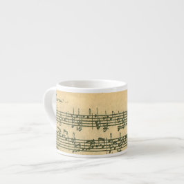Taza De Espresso Café express Bach Chaconne