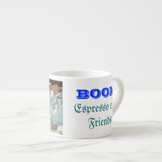Taza De Espresso Café express del AUGE con los fósiles de Seaglass