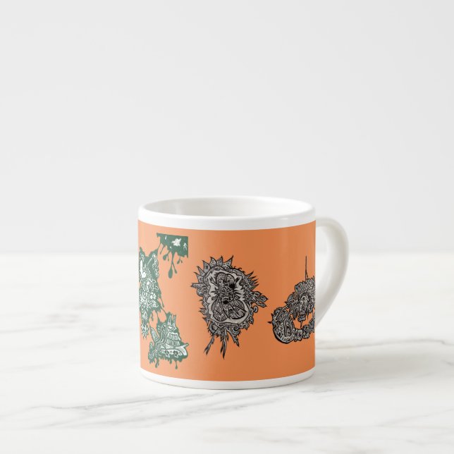Taza De Espresso Café express usted mismo (Derecha)