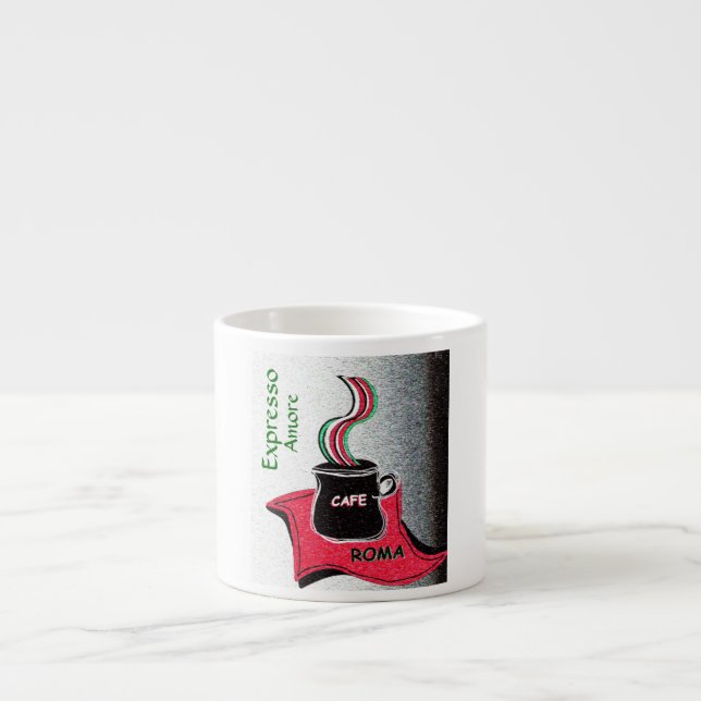 Taza De Espresso Café italiano romaní Expresso Mug (Frente)