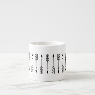 Taza De Espresso Café Mug de flores indias