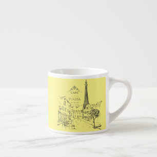 Taza de espresso Cafe Paris