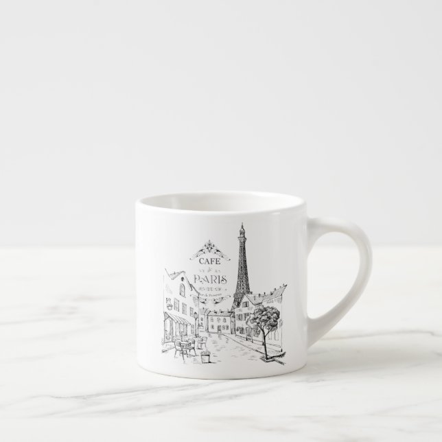 Taza De Espresso Cafe Paris (Derecha)