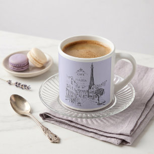 Taza de espresso Café París