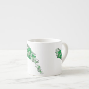 Taza De Espresso Caída de los Shamrock