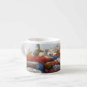 Taza De Espresso Caída del desierto de los céspedes del carro