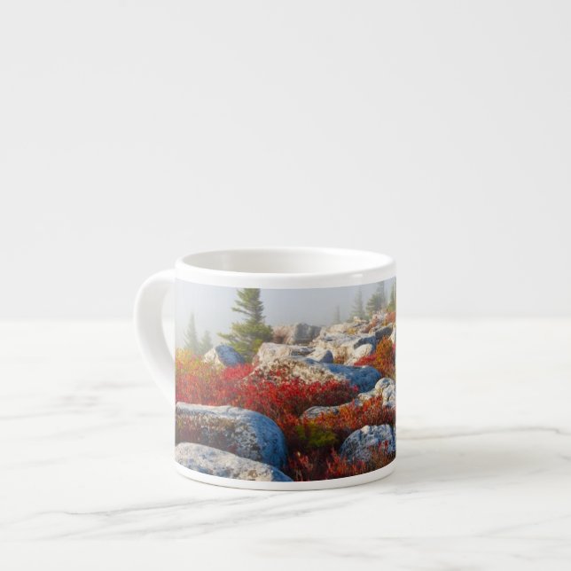 Taza De Espresso Caída del desierto de los céspedes del carro (Izquierda)
