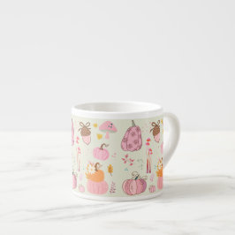 Taza De Espresso Caída rosa