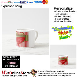 Taza De Espresso Cajas de Expresso Mug del Corazón