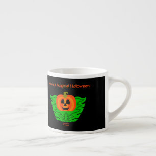 Taza De Espresso Calabaza mágica Halloween Calabaza Espresso Mug