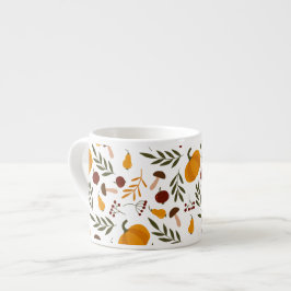 Taza De Espresso Calabazas, granadas y pieles