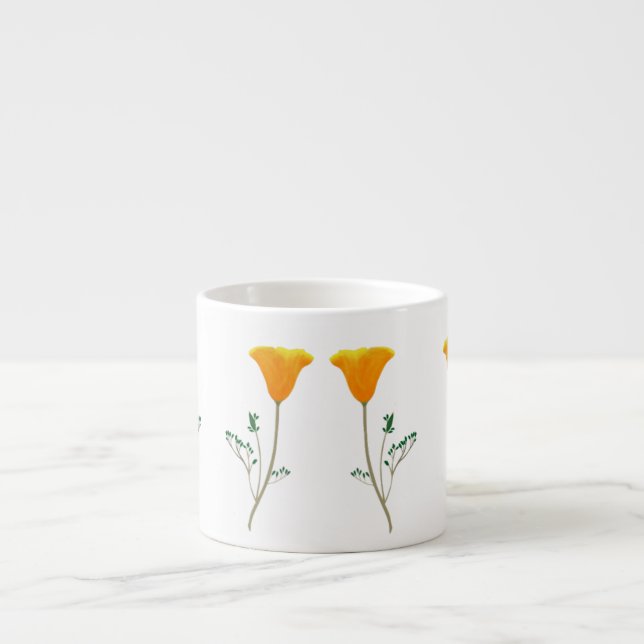 Taza De Espresso California Poppy Espresso Mug (Frente)