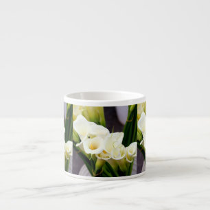 Taza De Espresso calla lilies espresso mug