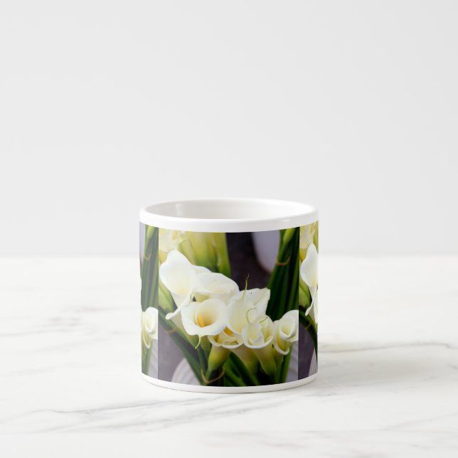 Taza De Espresso calla lilies espresso mug (Frente)