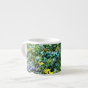 Taza De Espresso Cama de flor en el jardín de Monet