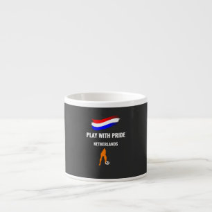 Taza De Espresso Camiseta Orgullo Fútbol Países Bajos 2026