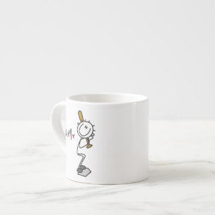 Taza De Espresso Camisetas de béisbol de figuras de palitos masculi