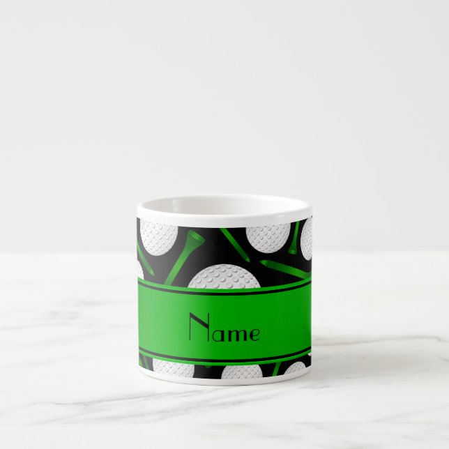 Taza De Espresso Camisetas negras conocidas personalizadas de las (Frente)