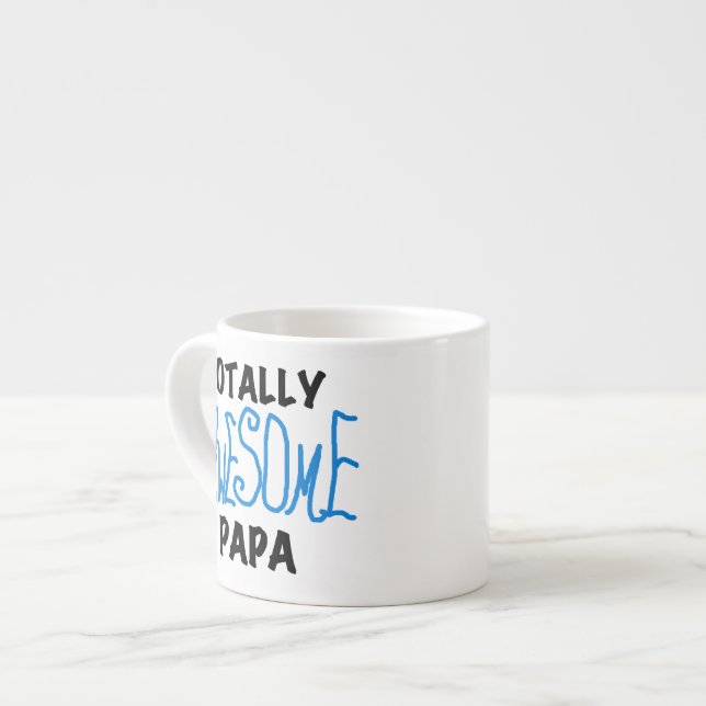 Taza De Espresso Camisetas y regalos de papá totalmente asombrosos (Izquierda)