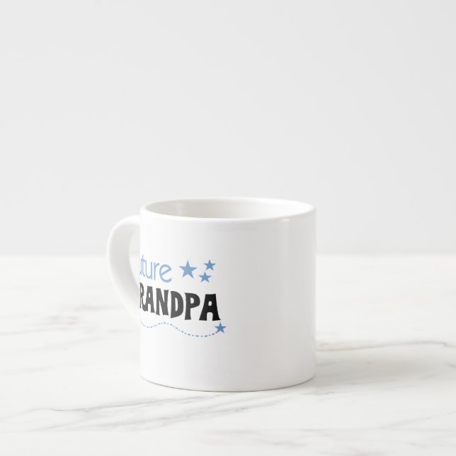 Taza De Espresso Camisetas y regalos futuros del abuelo (Izquierda)