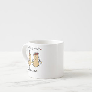 Taza De Espresso Camisetas y regalos locos por mi esposa