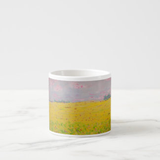 Taza De Espresso campos de girasol
