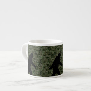 Taza De Espresso Camuflaje digital Black Gone Squatchin Woodland