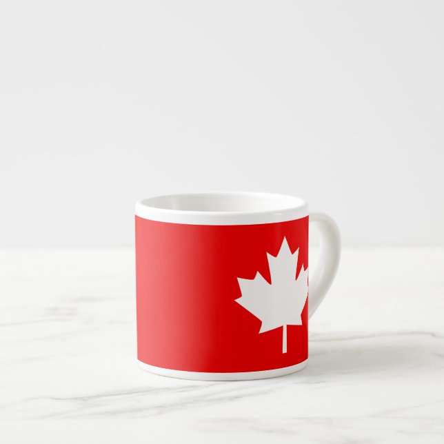 Taza De Espresso Canadá: 1867 Aniversario 150 Años (Derecha)