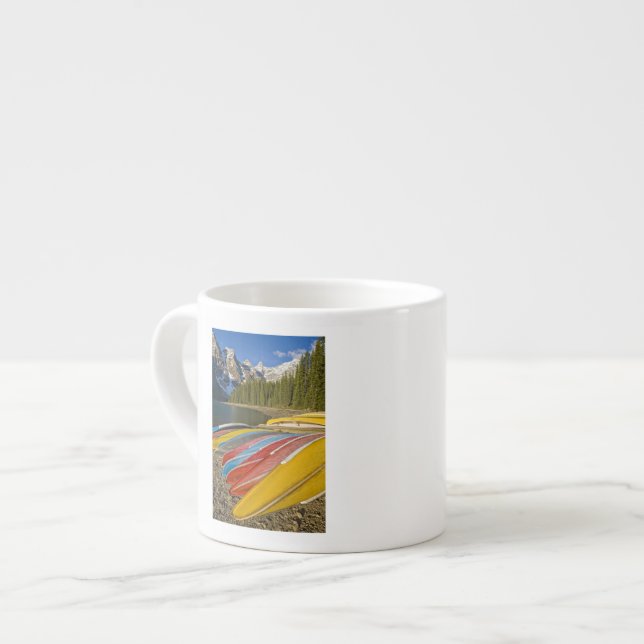 Taza De Espresso Canadá, Alberta, Parque Nacional Banff, Moraine (Izquierda)